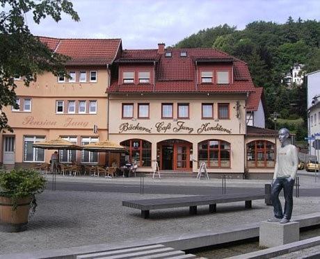 Pension Jung, Baeckerei-Konditorei & Cafe Рула Экстерьер фото